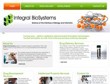 Tablet Screenshot of integralbiosystems.com